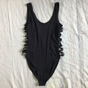 Glamorous Talking Body Lace-Up Bodysuit